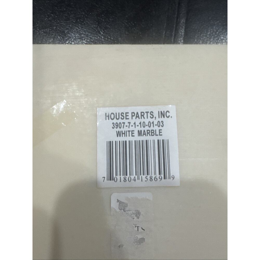 House Parts Inc ABC's of Ageing 17”x11” White Marble Wall Plaque W/ Wall Screws - Picture 6 of 6